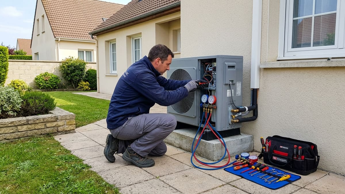 Entretien obligatoire d une pompe à chaleur par un technicien